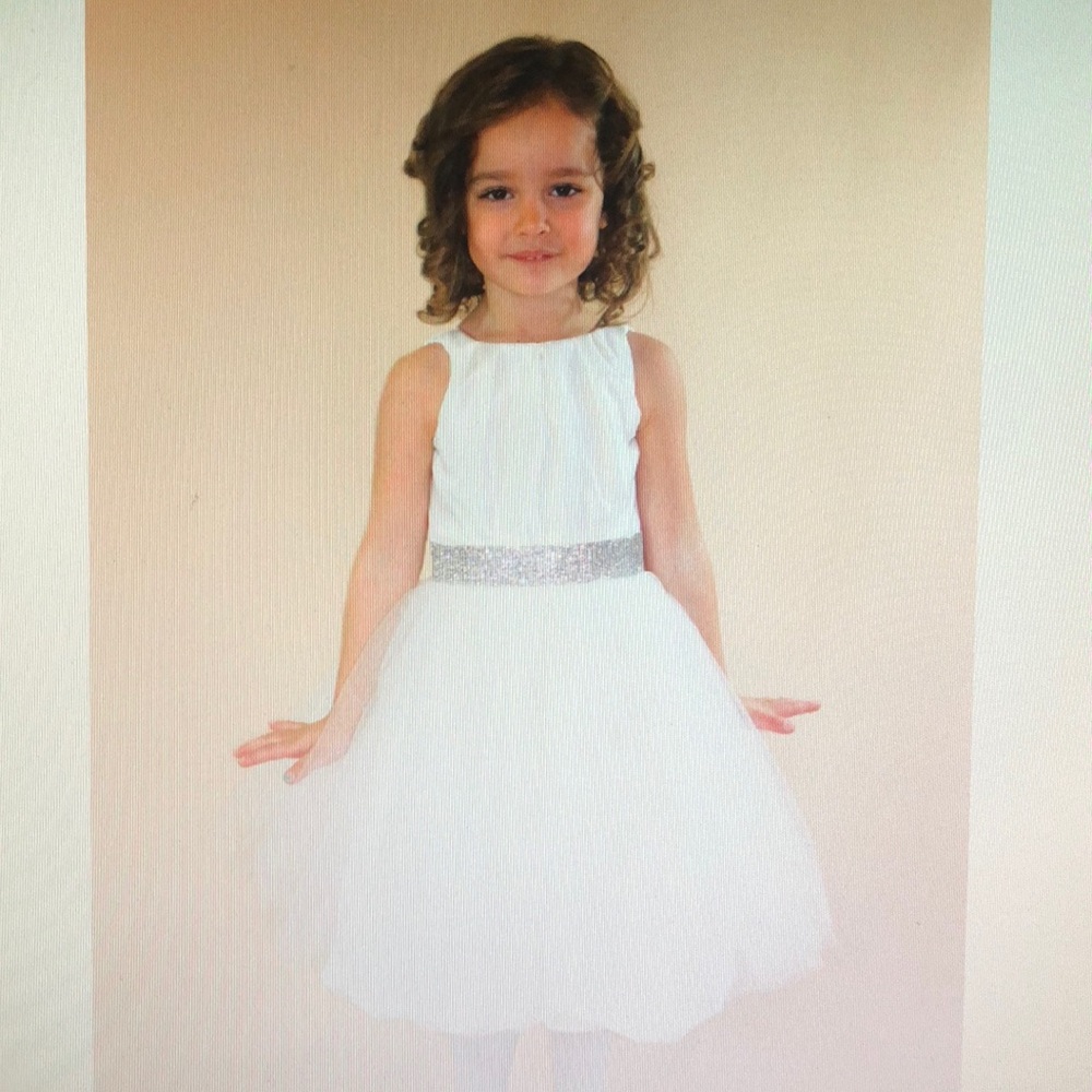 Lille Couture Riley Girls Light Ivory Tutu Overlay